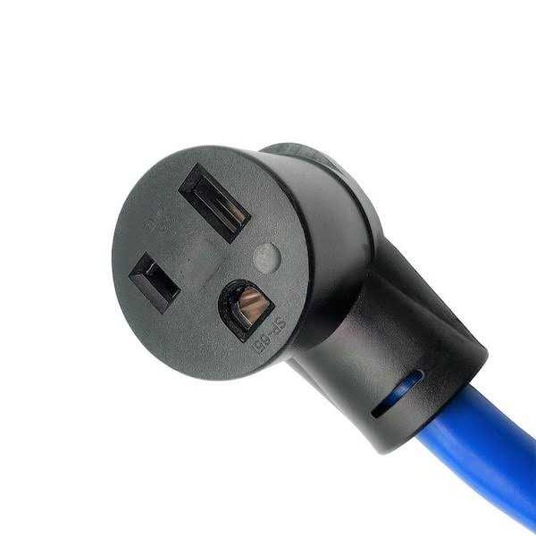 Parkworld 8/3 3-Wire RV/Generator/Range 50 Amp 4-Prong NEMA 14-50P Plug to 50 Amp Welder 3-Prong 6-50R Female Adapter Cord - Inhomebuy