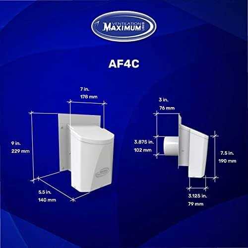 Ventilation Maximum 4 inch Outdoor Wall Dryer Vent Cover Bathroom Vent Cover - Inhomebuy
