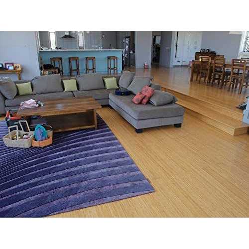 Natural Click-Lock 6ft Lengths Strand Bamboo Flooring - Inhomebuy