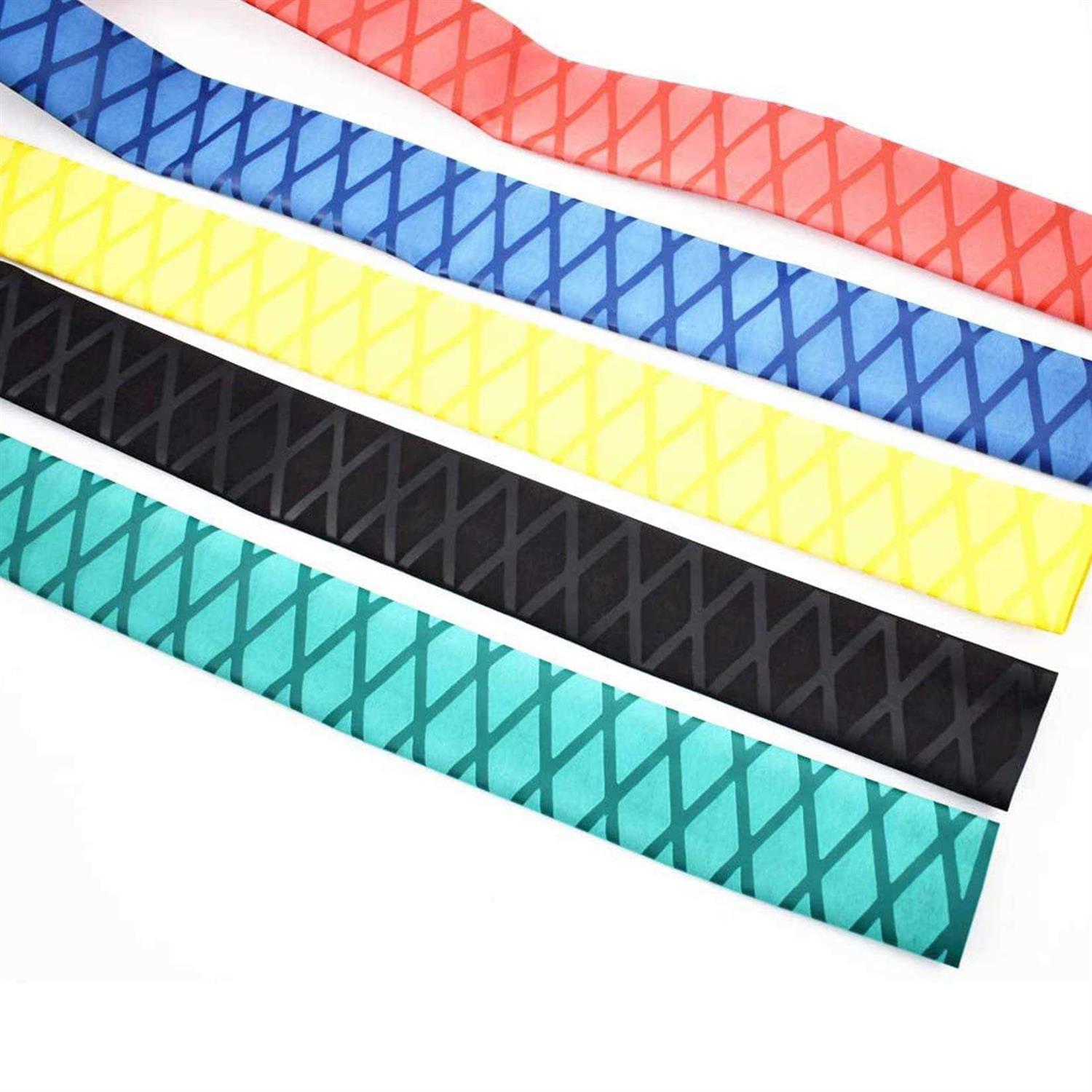 eTekGo X-Tube Heat Shrink Wrap Tubing 39&64 Lengths for Rod Grips-5 Color 14 Sizes - Inhomebuy