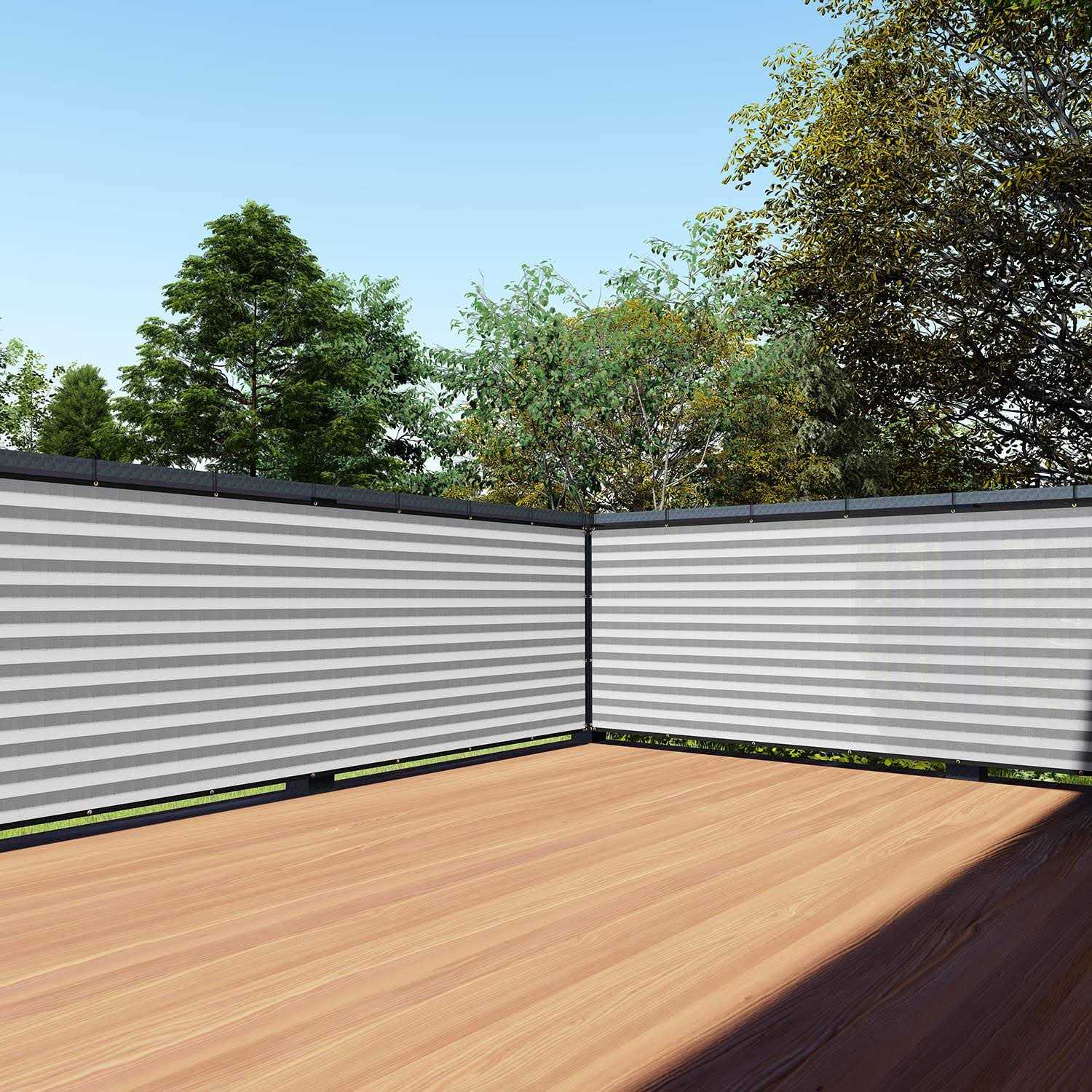 TANg 3 x Residential commercial Privacy Deck Fence Privacy Screen 200 gSM Weather Resistant Outdoor Protection Fencing - Inhomebuy