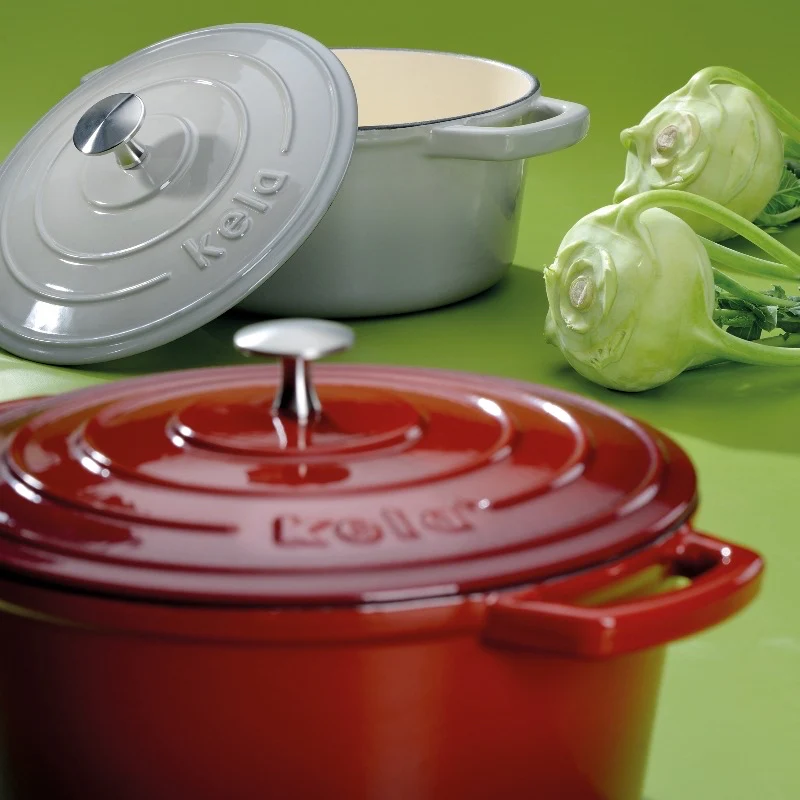 Roasting Tray Round Red 3.2L - Inhomebuy