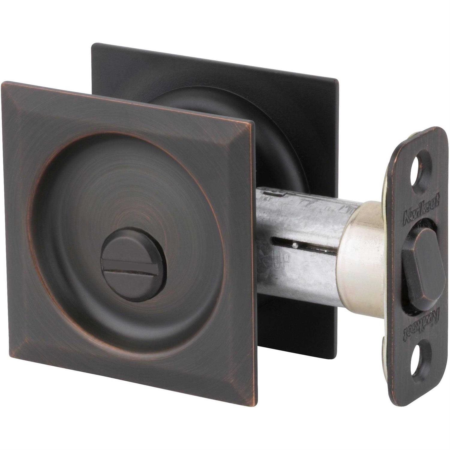 Kwikset Square Pocket Door Privacy Lock 335SQT - Inhomebuy