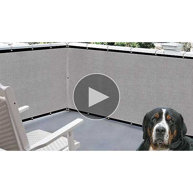 Upgrade Privacy Screen Fence Commercial Shade Cover with Brass Grommets Heavy Duty Perfect for Outdoor Back Yard - Inhomebuy