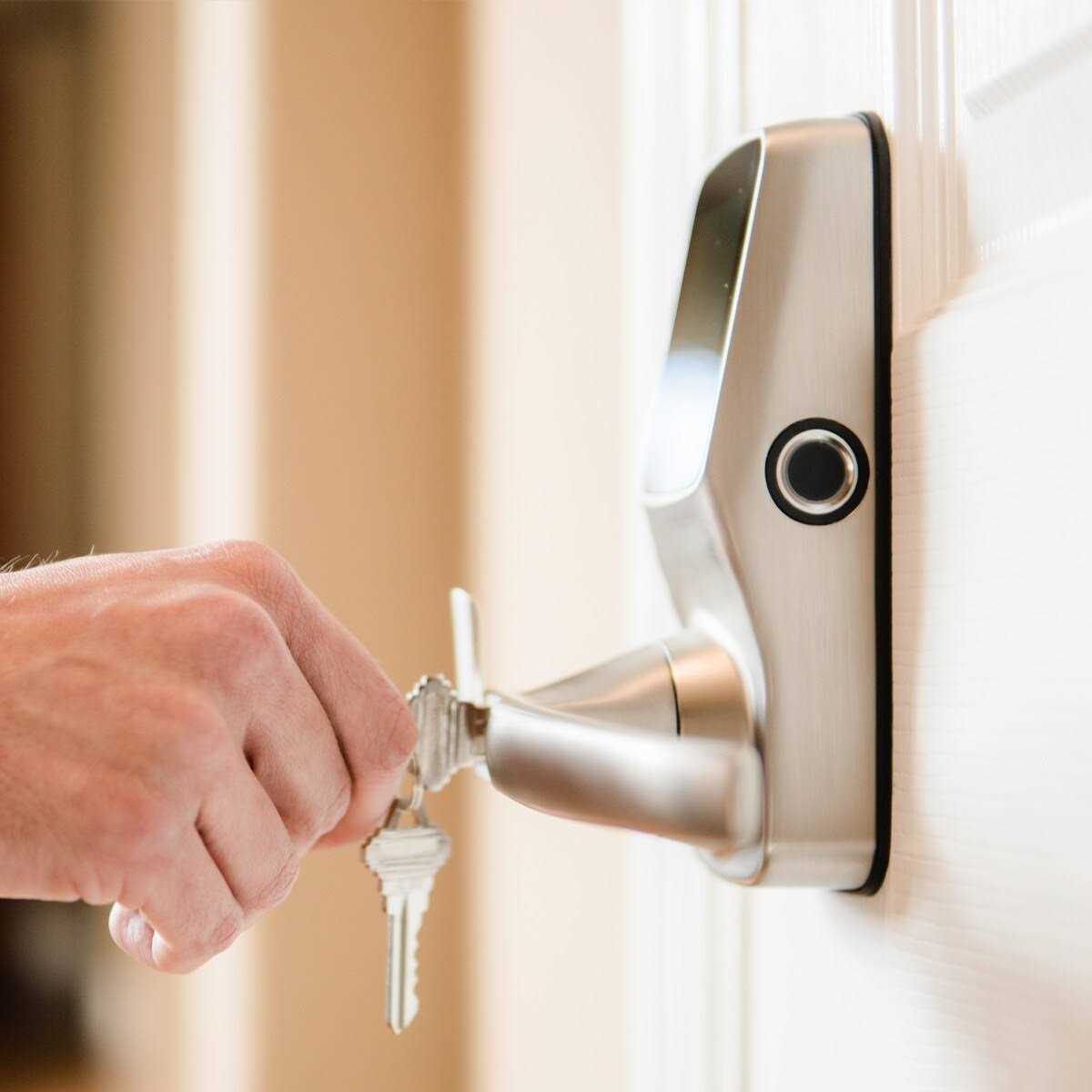 Lockly Secure Plus Digital Keypad Biometric Smart Deadbolt Door Lock - Inhomebuy