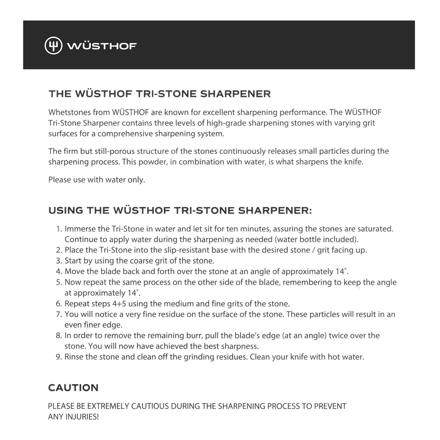 WüSTHOF Sharpener Whetstone J400/2000 3069720301 - Inhomebuy