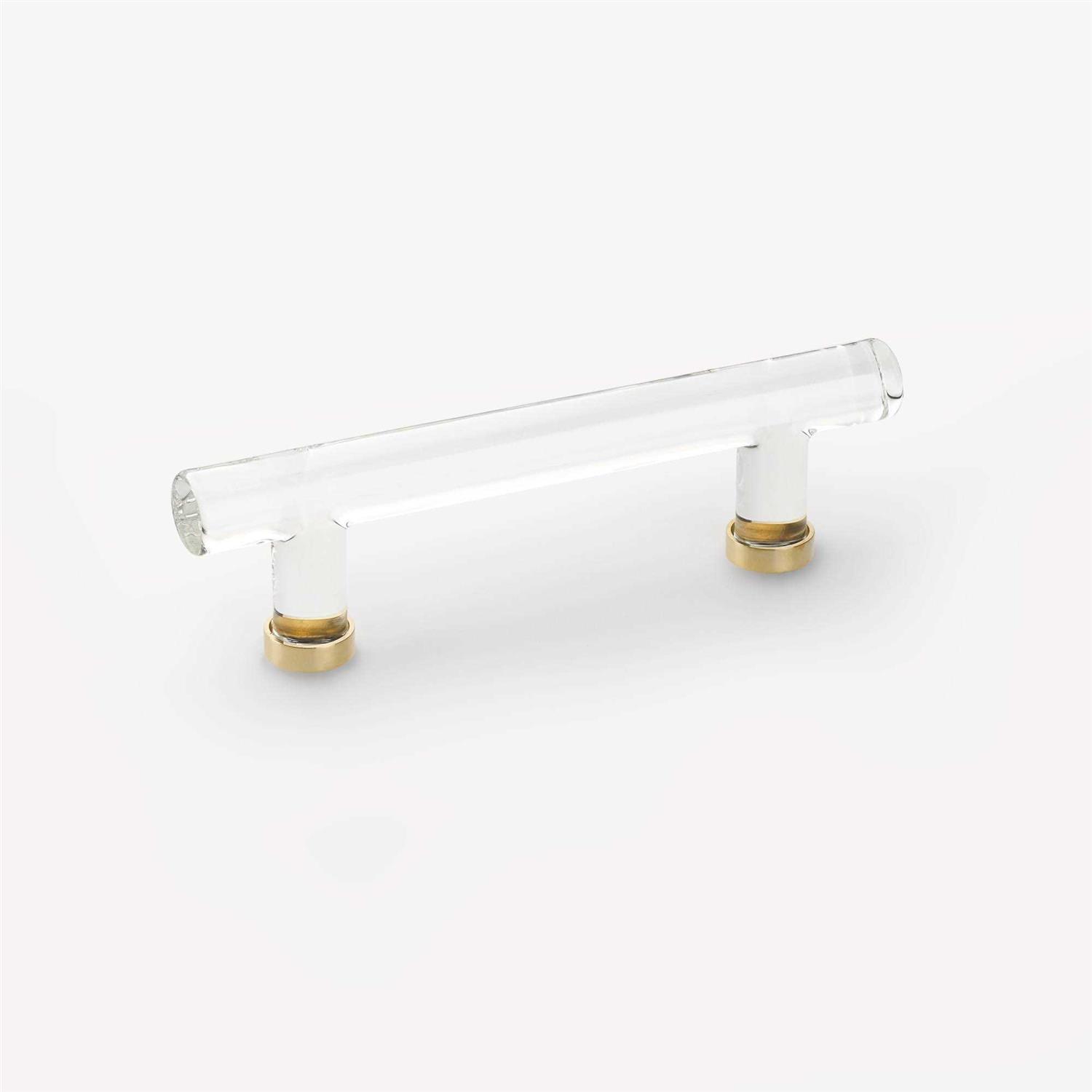 Emtek 4 Center to Center Crystal Cabinet Bar Pull 86724US - Inhomebuy