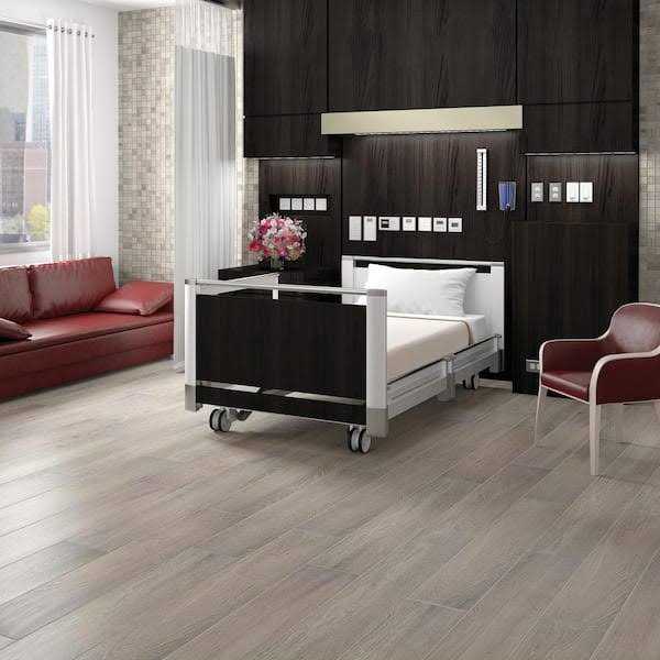 Daltile Delegate Dark Grey Matte 12 in. x 24 in. Color Body Porcelain Floor and Wall Tile - Inhomebuy