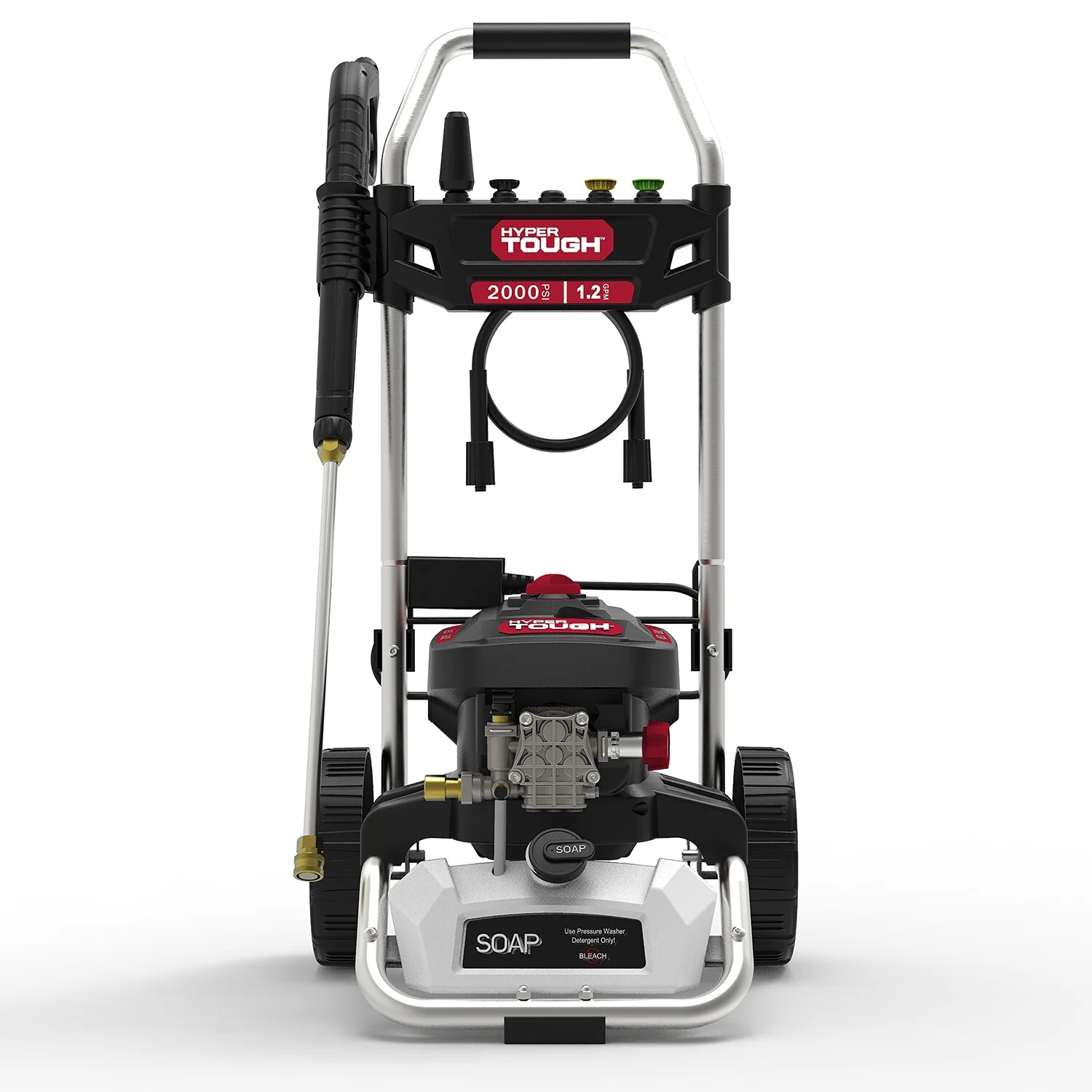 Hyper Tough 2000 PSI at 1.2 GPM  120 V 60HZ 1800W Electric Powered  Cold Water Pressure Washer - Inhomebuy