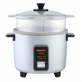 Panasonic Rice Cooker |SRW10FGE| 5-Cup, Traditional, Silver - Inhomebuy