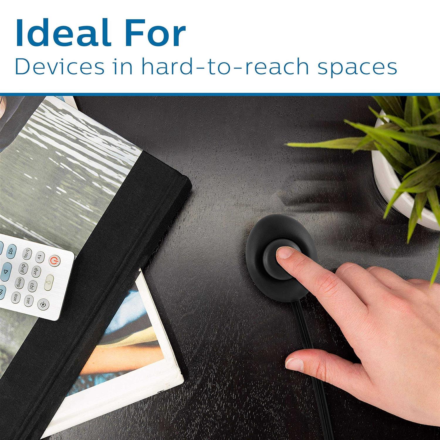 Philips Accessories Grounded Plug with Braided Cord, 6 Ft Long Power Cable, ON/Off Switch, for Tabletop or Wall Mount - Inhomebuy