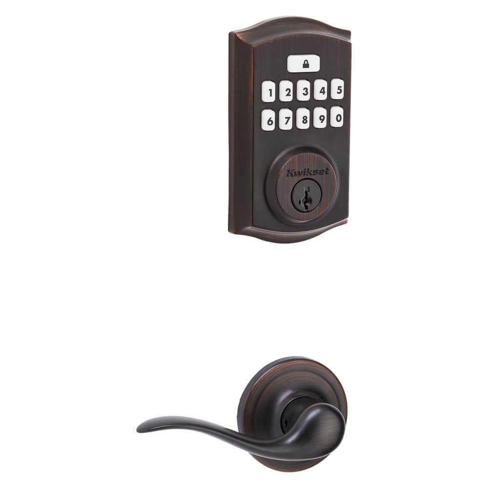 Kwikset Signature Series SmartCode Deadbolts Touchpad Single Cylinder Smartkey Electronic Deadbolt Lighted Keypad 99690 - Inhomebuy