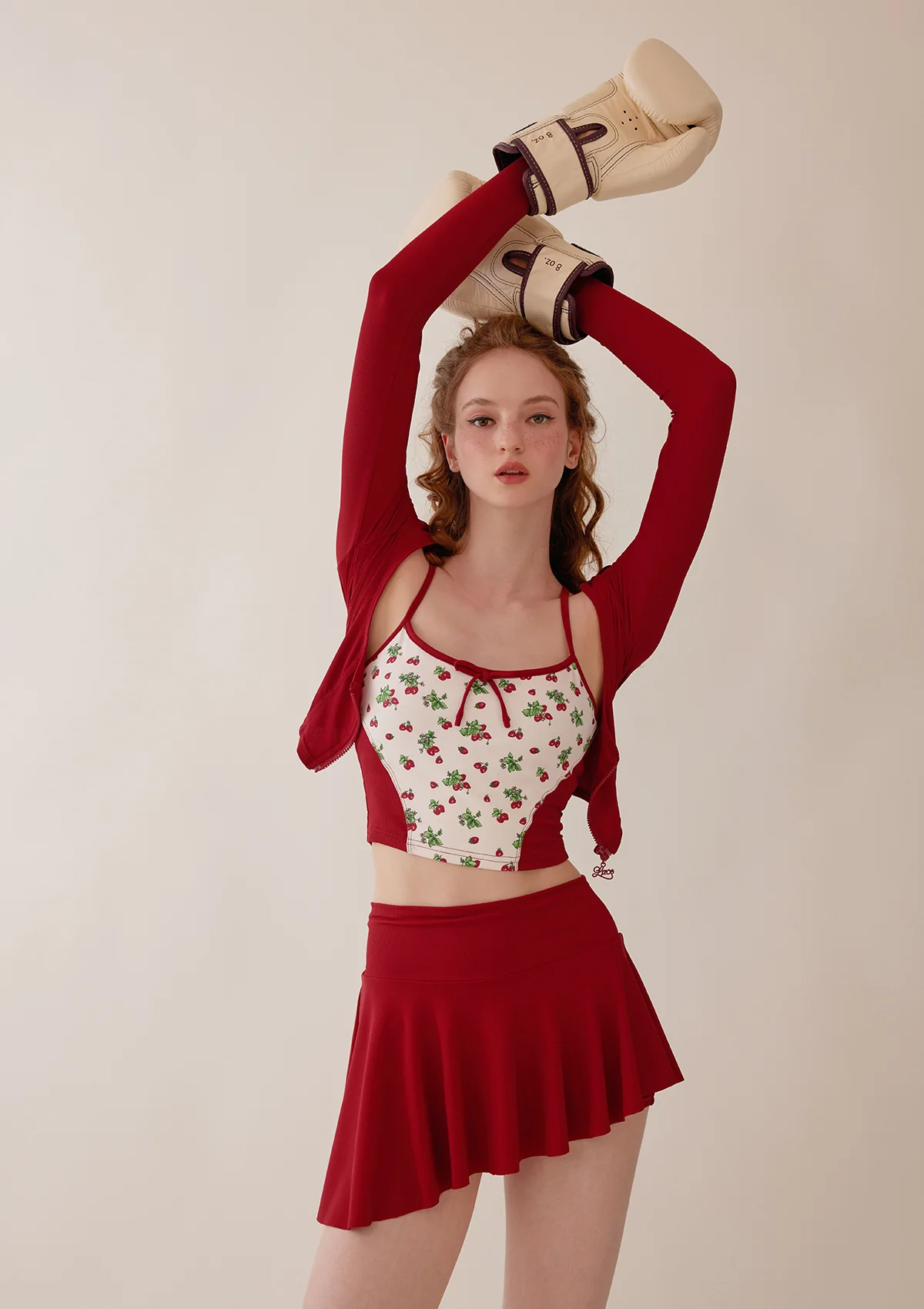 Vibrant Strawberry Sports Pantskirt - Inhomebuy