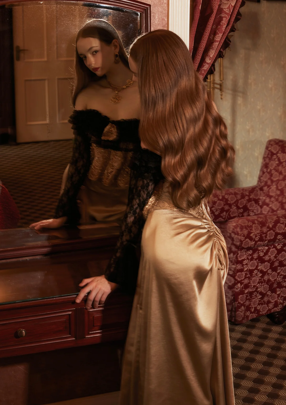 Golden Blush Skirt - Inhomebuy