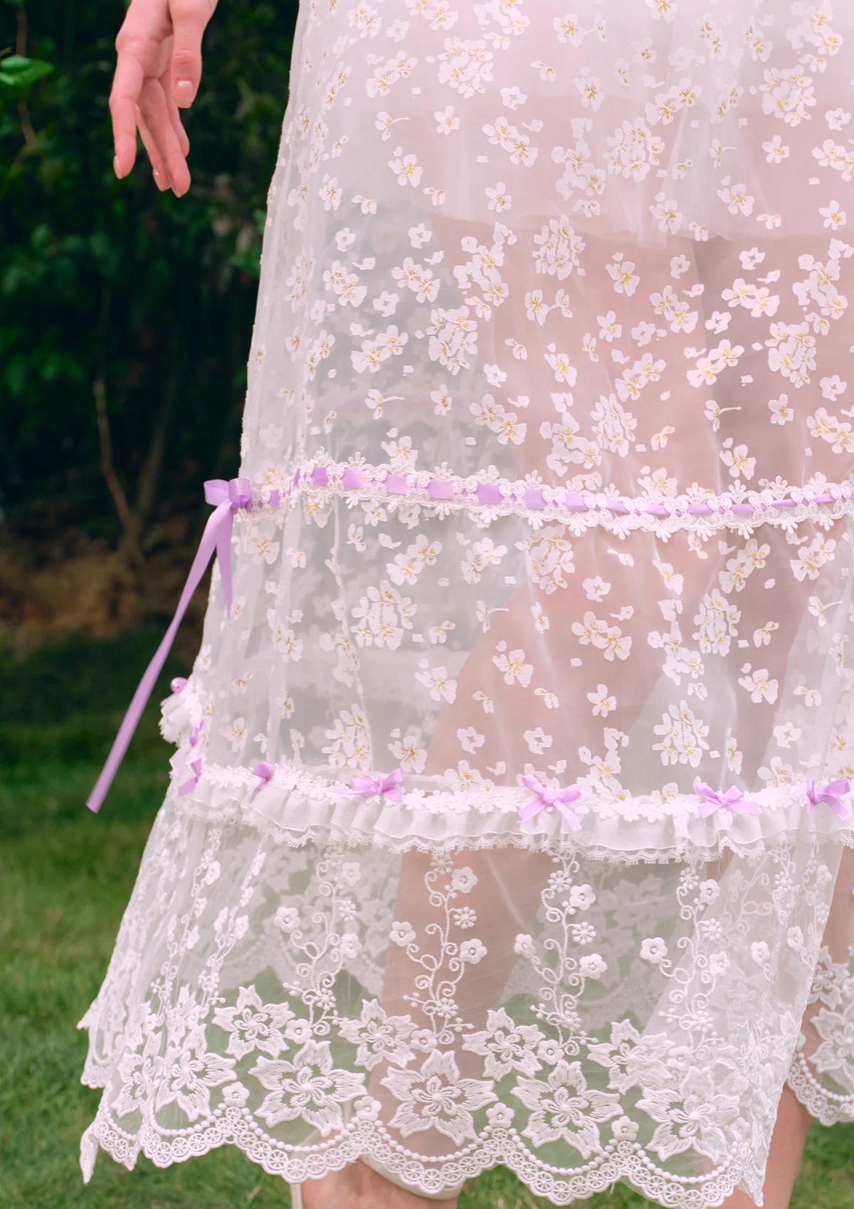 Curve & Plus Ice Grape Skirt - Inhomebuy